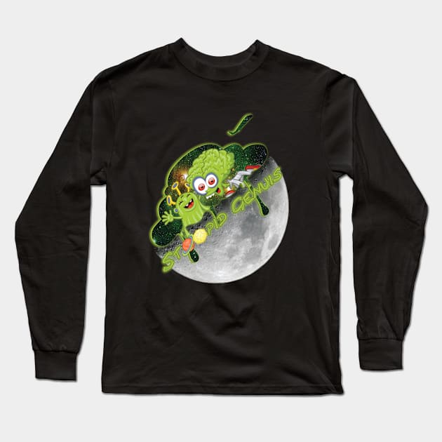 Alien Contact Long Sleeve T-Shirt by StoopidGenius